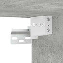 vidaXL betonszürke szerelt fa cipősszekrény 60 x 35 x 70 cm