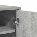 vidaXL betonszürke szerelt fa cipősszekrény 60 x 35 x 70 cm