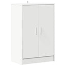 vidaXL fehér szerelt fa cipősszekrény 60 x 35 x 92 cm