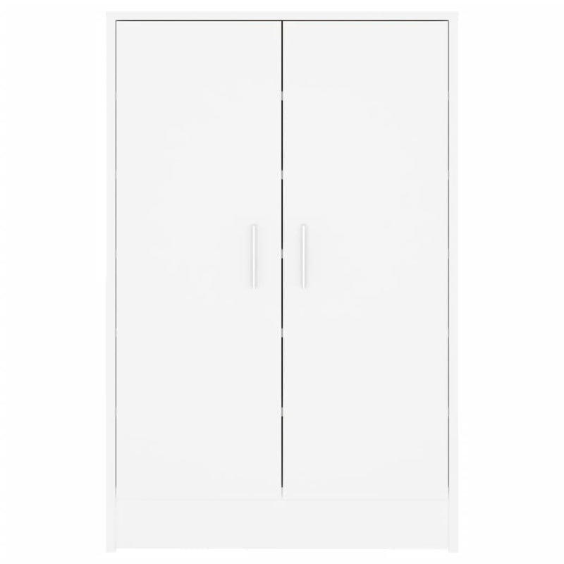 vidaXL fehér szerelt fa cipősszekrény 60 x 35 x 92 cm