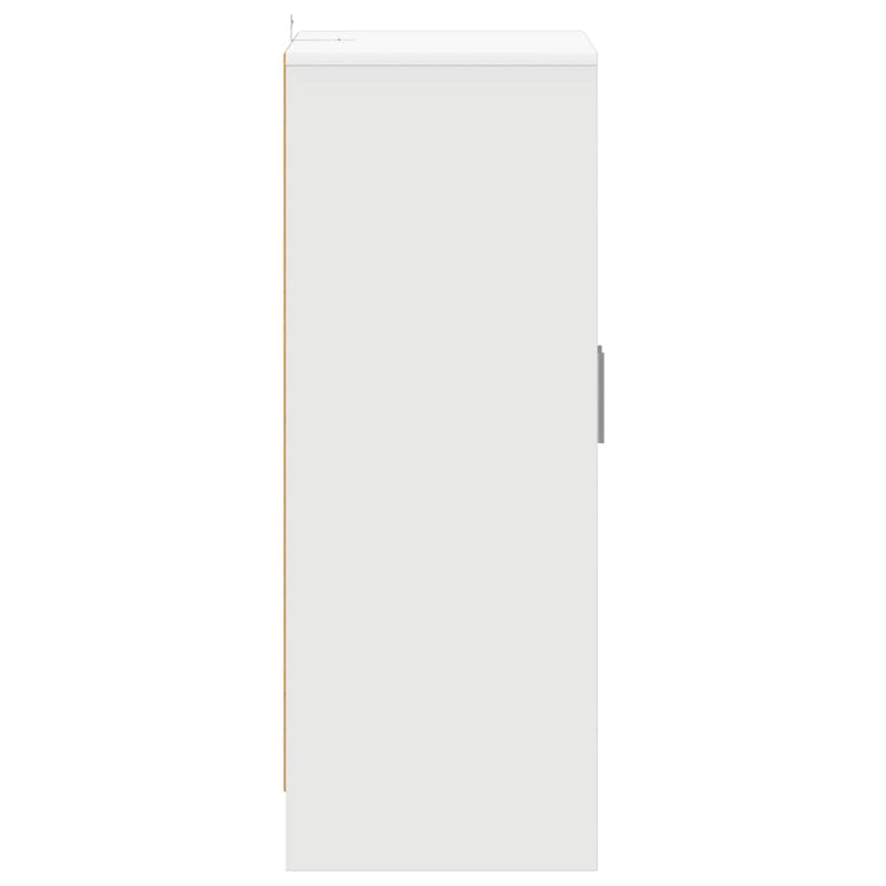 vidaXL fehér szerelt fa cipősszekrény 60 x 35 x 92 cm