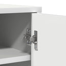 vidaXL fehér szerelt fa cipősszekrény 60 x 35 x 92 cm