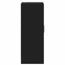 vidaXL fekete szerelt fa cipősszekrény 60 x 35 x 92 cm