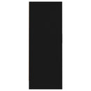 vidaXL fekete szerelt fa cipősszekrény 60 x 35 x 92 cm