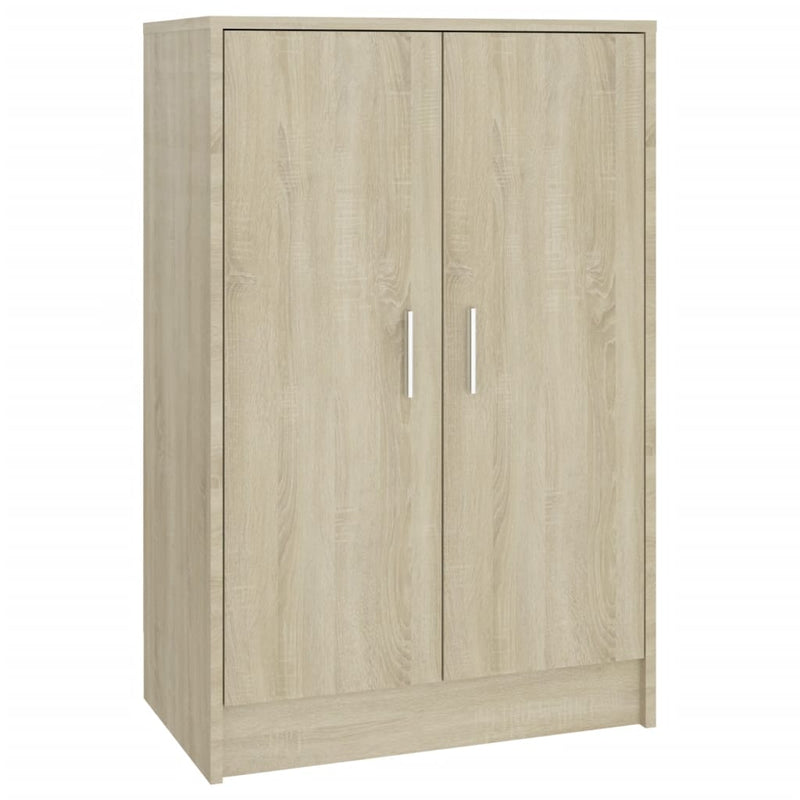 vidaXL sonoma tölgy színű szerelt fa cipősszekrény 60 x 35 x 92 cm