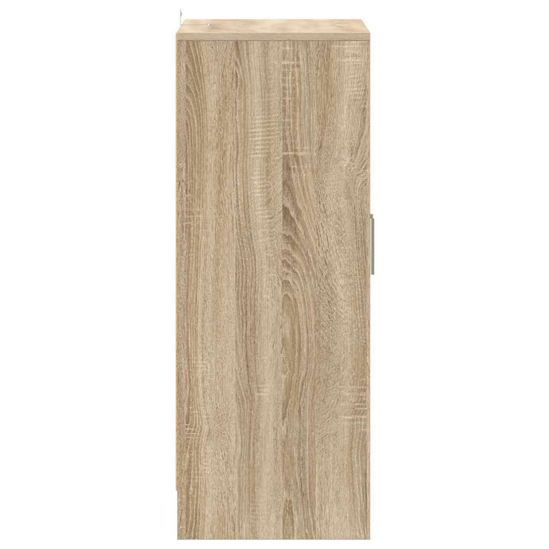 vidaXL sonoma tölgy színű szerelt fa cipősszekrény 60 x 35 x 92 cm