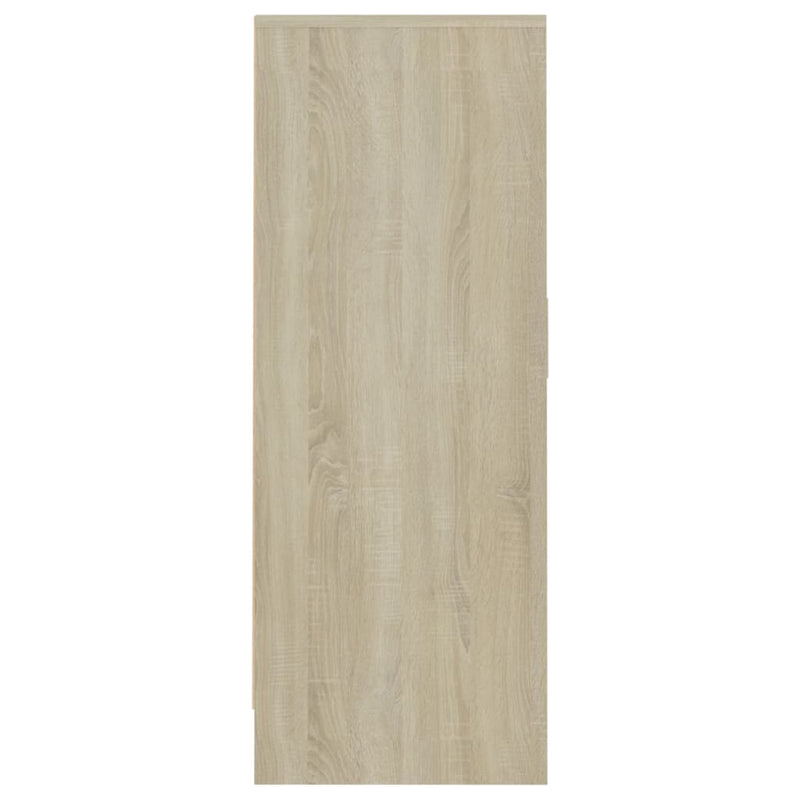 vidaXL sonoma tölgy színű szerelt fa cipősszekrény 60 x 35 x 92 cm