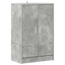 vidaXL betonszürke szerelt fa cipősszekrény 60 x 35 x 92 cm