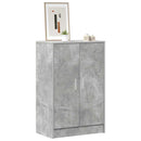 vidaXL betonszürke szerelt fa cipősszekrény 60 x 35 x 92 cm
