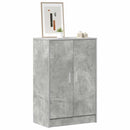 vidaXL betonszürke szerelt fa cipősszekrény 60 x 35 x 92 cm