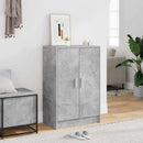 vidaXL betonszürke szerelt fa cipősszekrény 60 x 35 x 92 cm