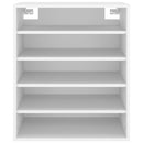 vidaX fehér szerelt fa cipősszekrény 60 x 35 x 70 cm