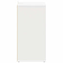 vidaX fehér szerelt fa cipősszekrény 60 x 35 x 70 cm