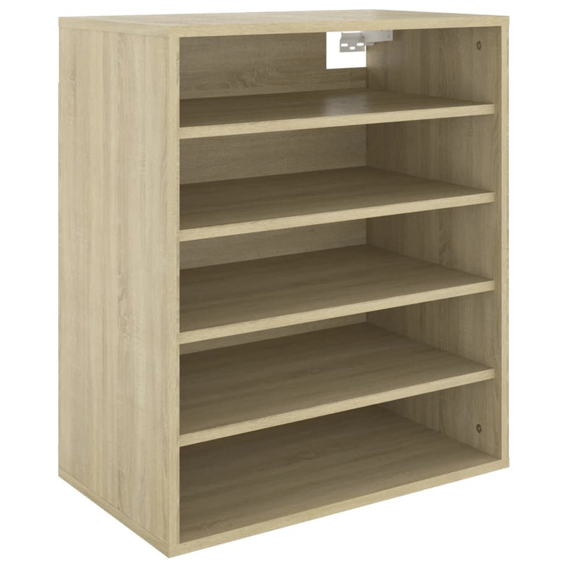 vidaXL sonoma tölgy színű szerelt fa cipősszekrény 60 x 35 x 70 cm