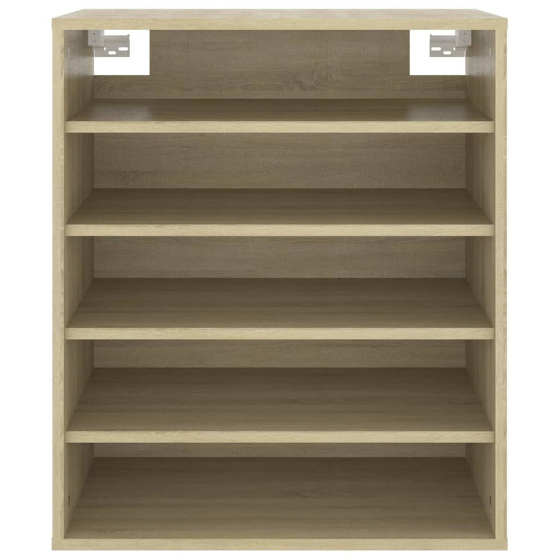 vidaXL sonoma tölgy színű szerelt fa cipősszekrény 60 x 35 x 70 cm
