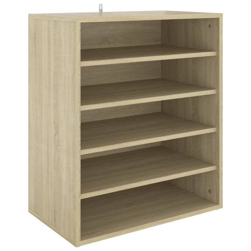 vidaXL sonoma tölgy színű szerelt fa cipősszekrény 60 x 35 x 70 cm