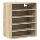 vidaXL sonoma tölgy színű szerelt fa cipősszekrény 60 x 35 x 70 cm