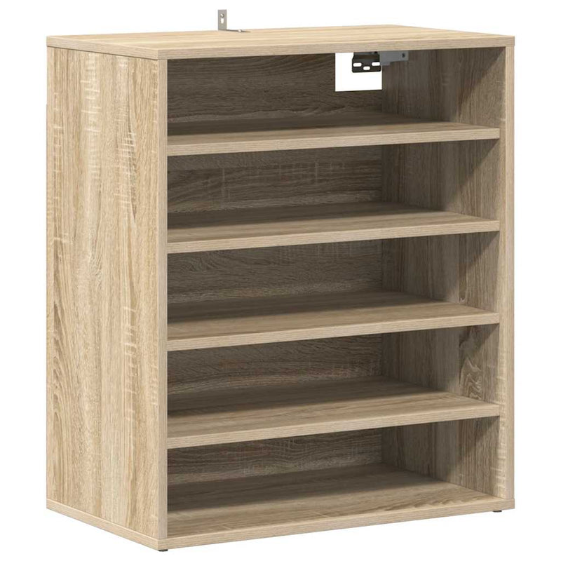 vidaXL sonoma tölgy színű szerelt fa cipősszekrény 60 x 35 x 70 cm