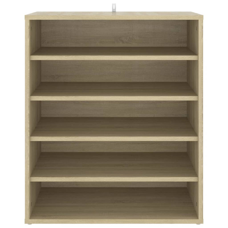 vidaXL sonoma tölgy színű szerelt fa cipősszekrény 60 x 35 x 70 cm