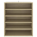 vidaXL sonoma tölgy színű szerelt fa cipősszekrény 60 x 35 x 70 cm