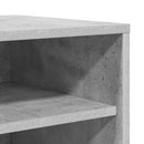 vidaXL betonszürke szerelt fa cipősszekrény 60 x 35 x 70 cm