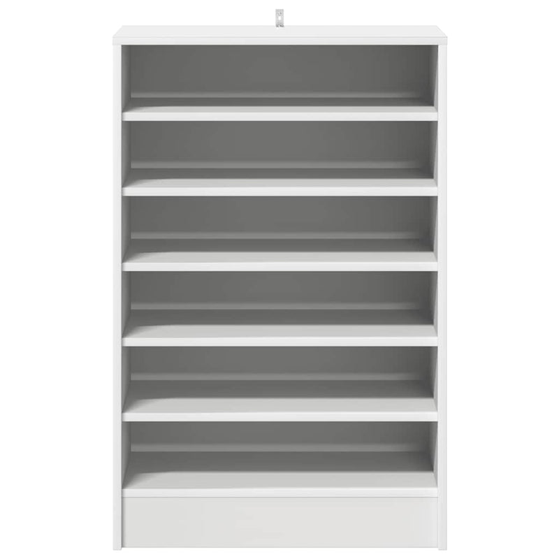 vidaXL fehér szerelt fa cipősszekrény 60 x 35 x 92 cm