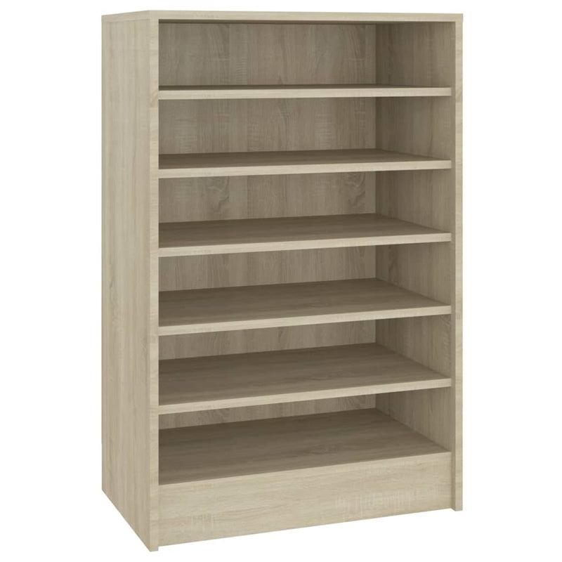 vidaXL sonoma tölgy színű szerelt fa cipősszekrény 60 x 35 x 92 cm