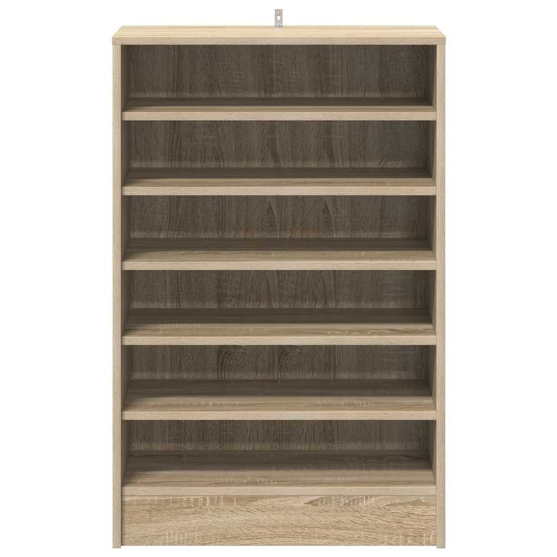 vidaXL sonoma tölgy színű szerelt fa cipősszekrény 60 x 35 x 92 cm