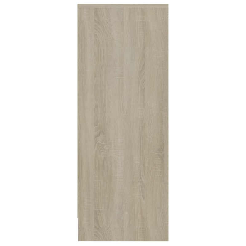 vidaXL sonoma tölgy színű szerelt fa cipősszekrény 60 x 35 x 92 cm