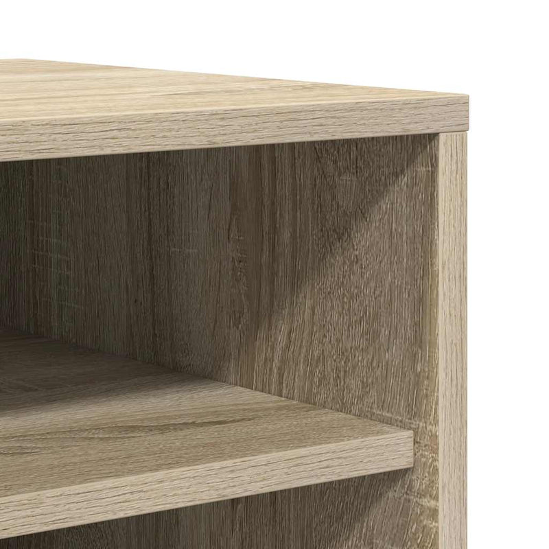 vidaXL sonoma tölgy színű szerelt fa cipősszekrény 60 x 35 x 92 cm