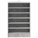 vidaXL betonszürke szerelt fa cipősszekrény 60 x 35 x 92 cm