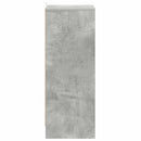 vidaXL betonszürke szerelt fa cipősszekrény 60 x 35 x 92 cm