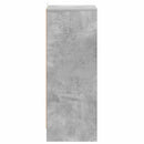 vidaXL betonszürke szerelt fa cipősszekrény 60 x 35 x 92 cm