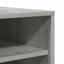 vidaXL betonszürke szerelt fa cipősszekrény 60 x 35 x 92 cm