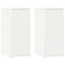 vidaXL 2 db fehér forgácslap cipősszekrény 32 x 35 x 70 cm