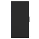 vidaXL fekete szerelt fa cipősszekrény 32 x 35 x 70 cm