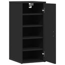 vidaXL 2 db fekete forgácslap cipősszekrény 32 x 35 x 70 cm