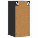 vidaXL 2 db fekete forgácslap cipősszekrény 32 x 35 x 70 cm