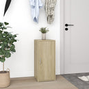 vidaXL 2 db sonoma-tölgyszínű forgácslap cipősszekrény 32 x 35 x 70 cm