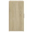 vidaXL 2 db sonoma-tölgyszínű forgácslap cipősszekrény 32 x 35 x 70 cm