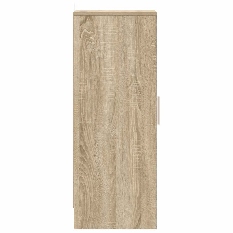 vidaXL sonoma tölgy színű szerelt fa cipősszekrény 32 x 35 x 92 cm