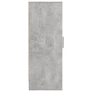 vidaXL betonszürke szerelt fa cipősszekrény 32 x 35 x 92 cm