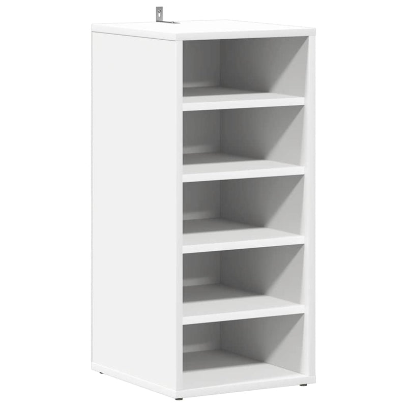 vidaXL 2 db fehér szerelt fa cipősszekrény 31,5 x 35 x 70 cm