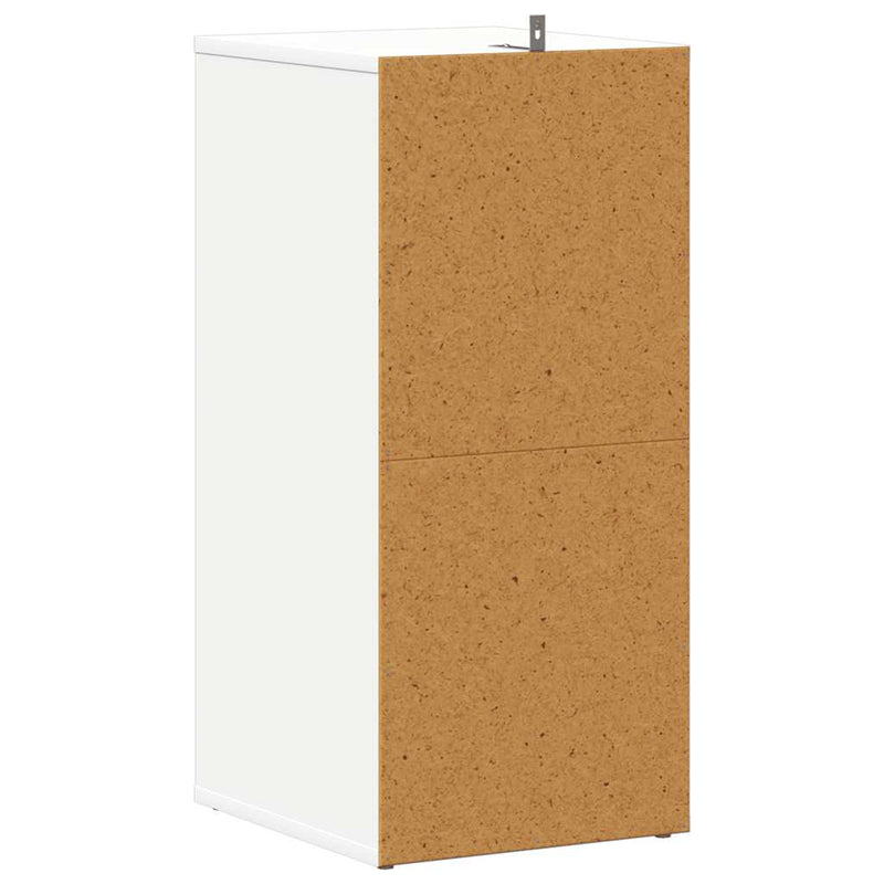 vidaXL 2 db fehér szerelt fa cipősszekrény 31,5 x 35 x 70 cm