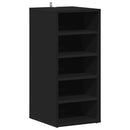 vidaX fekete forgácslap cipősszekrény 31,5 x 35 x 70 cm