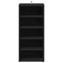 vidaXL 2 db fekete szerelt fa cipősszekrény 31,5 x 35 x 70 cm