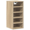 vidaXL 2 db sonoma tölgy színű szerelt fa cipősszekrény 31,5x35x70 cm