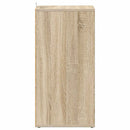 vidaXL 2 db sonoma tölgy színű szerelt fa cipősszekrény 31,5x35x70 cm