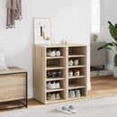 vidaXL 2 db sonoma tölgy színű szerelt fa cipősszekrény 31,5x35x70 cm