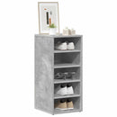 vidaX betonszürke szerelt fa cipősszekrény 31,5 x 35 x 70 cm